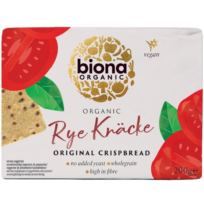 Crispbread felii crocante din secara integrala Original bio 200g Biona