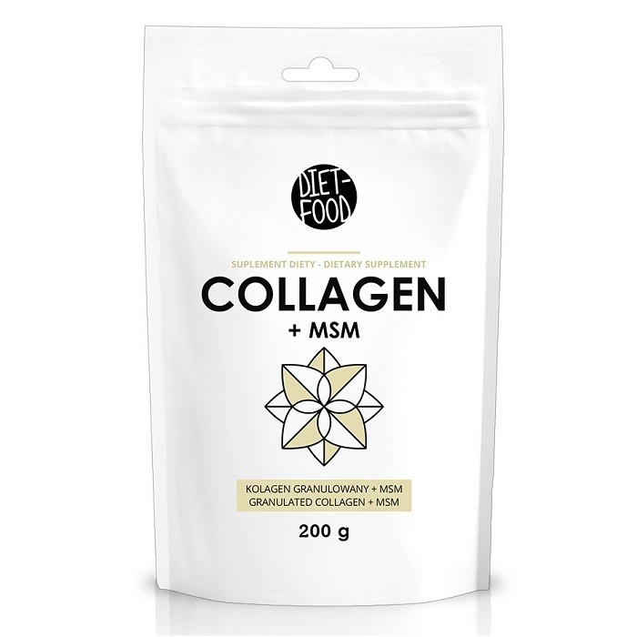 Colagen cu MSM instant, natural 200g Diet Food