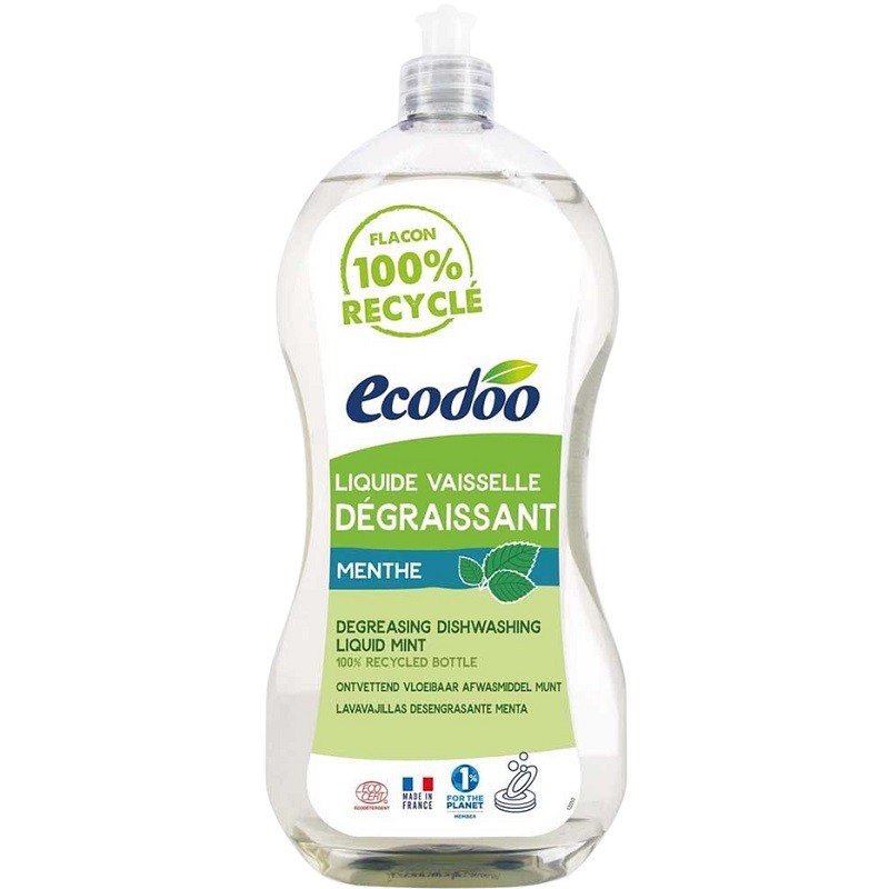 Detergent bio vase ultradegresant cu otet si menta 1L Ecodoo