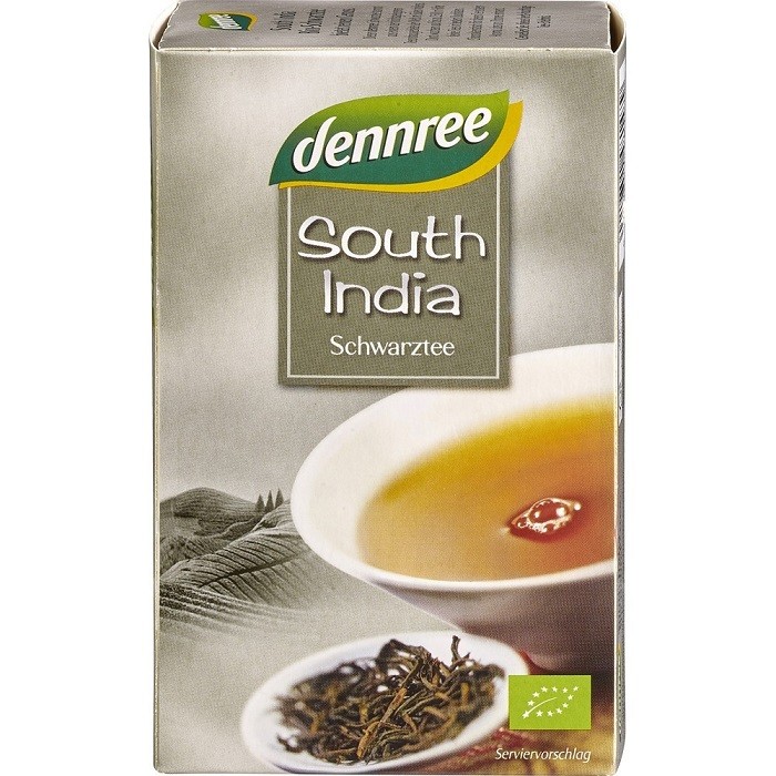 Ceai negru India bio 20 pliculete Dennree