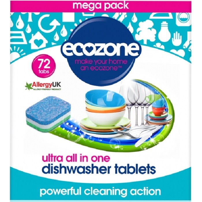 Tablete ultra pentru masina de spalat vase, ecologice 72 buc Ecozone