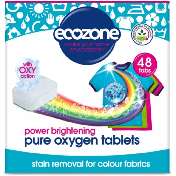 Tablete pe baza de oxigen activ pt haine, antipete 48 buc Ecozone