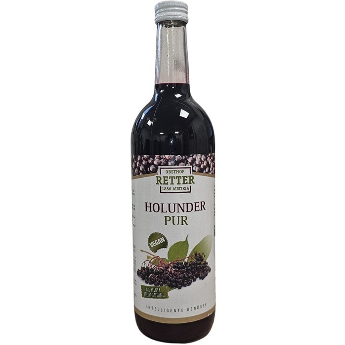 Suc din fructe de soc pur bio 750ml Retter