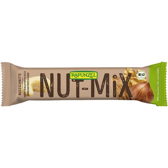 Baton cu fructe, nuci si alune bio 40g Rapunzel