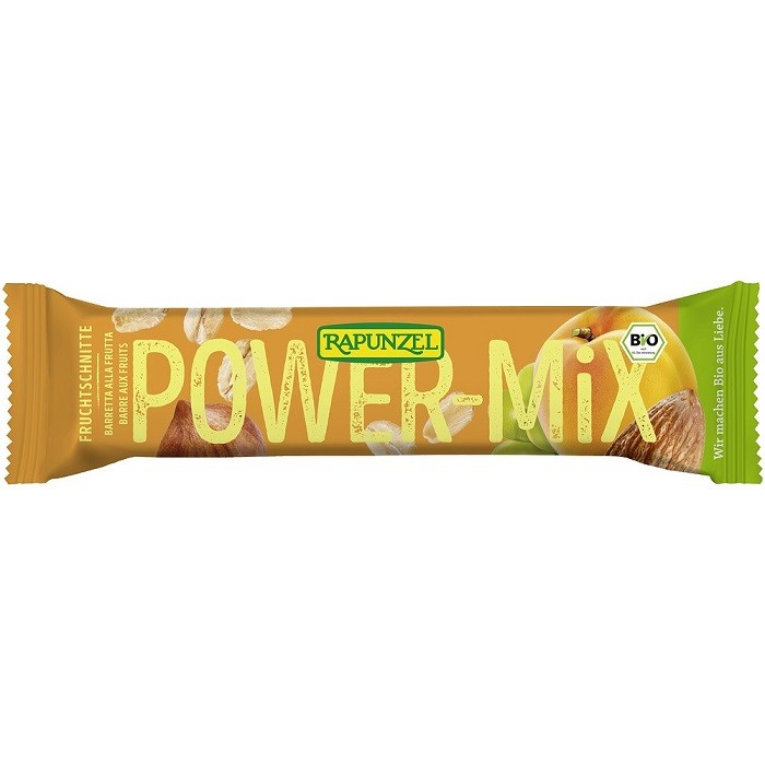 Baton Power mix cu fructe si nuci, bio vegan 40g Rapunzel