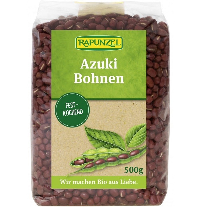 Boabe fasole Azuki bio 500g Rapunzel
