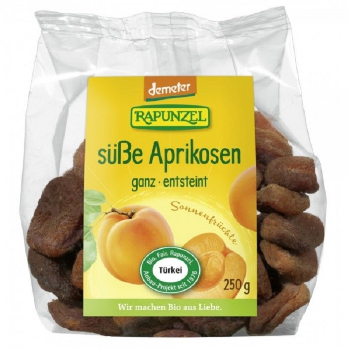 Caise intregi bio fara samburi, fara sulfiti, Demeter 250g Rapunzel