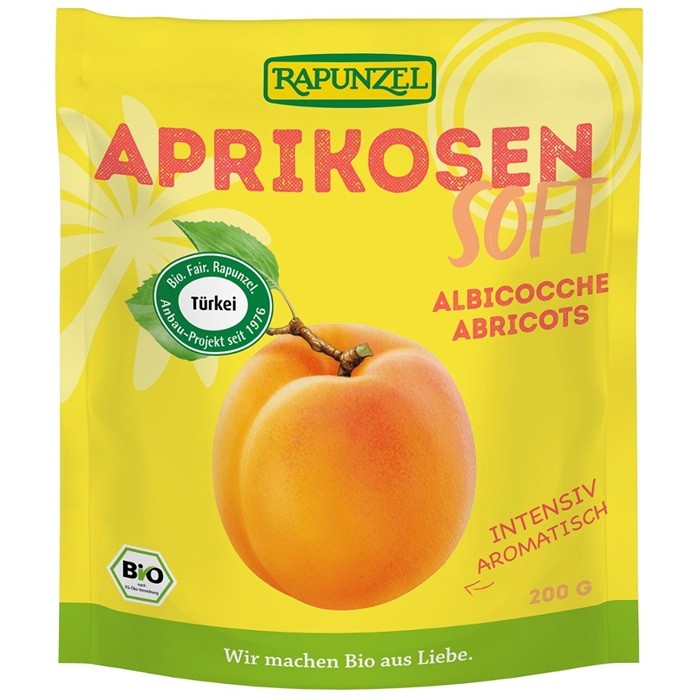Caise soft bio, fara sulfiti 200g Rapunzel