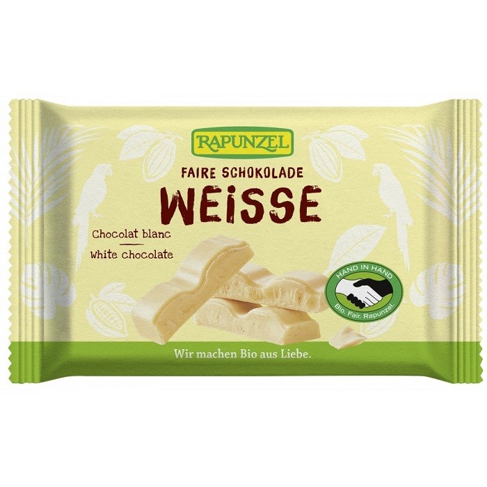 Ciocolata alba Cristalino bio 100g Rapunzel