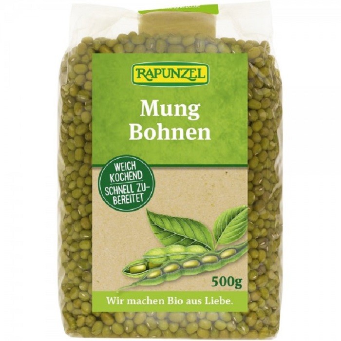 Fasole mung boabe bio 500g Rapunzel