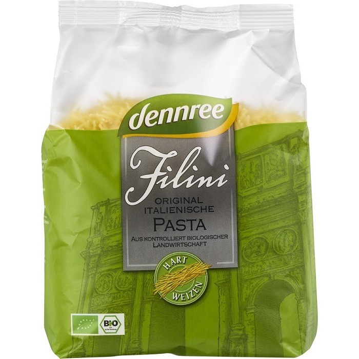 Fidea pentru supa Filini din grau dur bio 500g Dennree