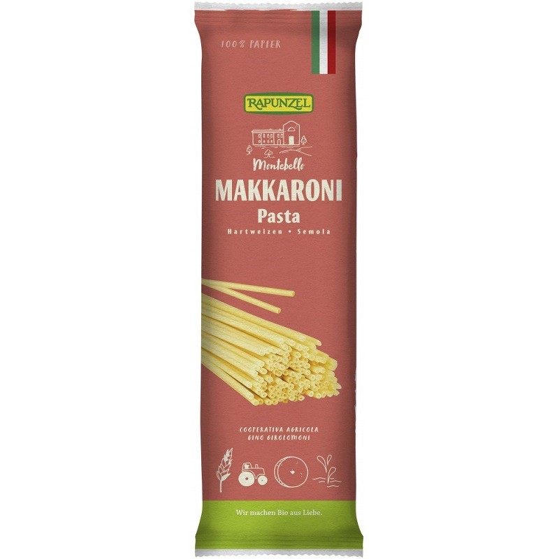 Macaroane Semola din grau dur bio 500g Rapunzel