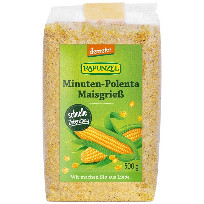 Gris de porumb pentru Mamaliga instant bio Demeter 500g Rapunzel