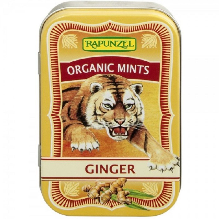 Mints Drajeuri cu ghimbir bio 50g Rapunzel