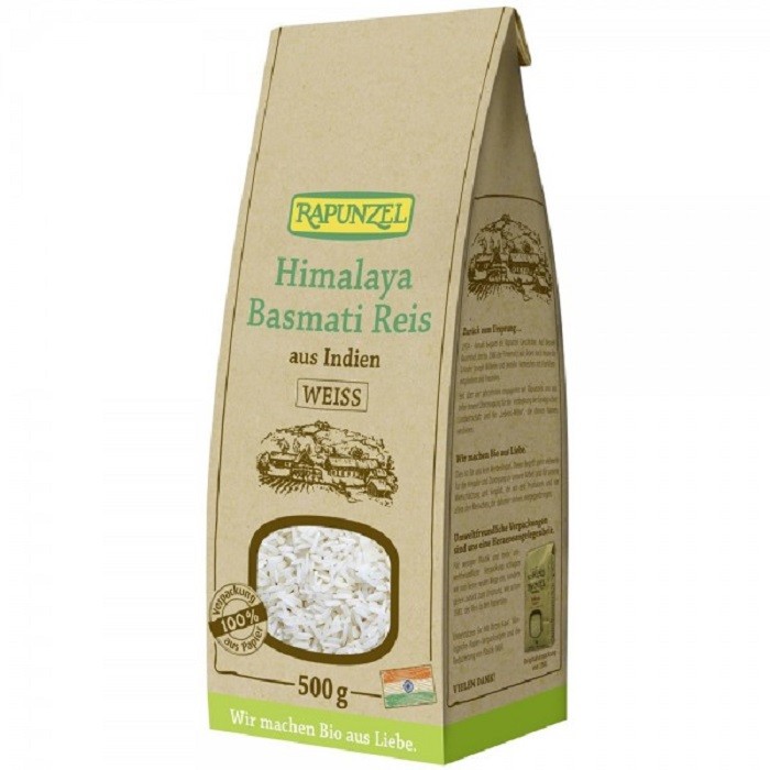 Orez basmati alb bio 500g Rapunzel