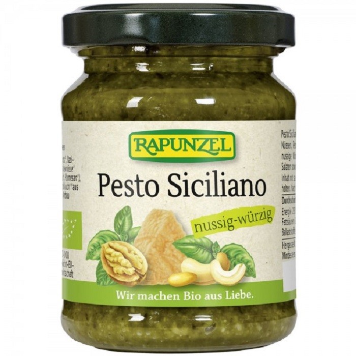 Pesto Siciliano bio cu nuci 120g Rapunzel