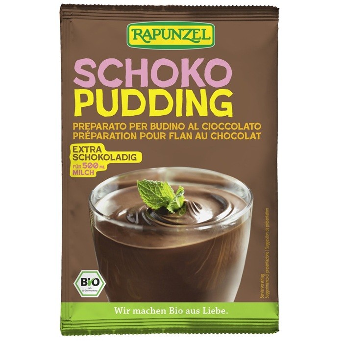 Pudra de budinca de ciocolata bio 40g Rapunzel