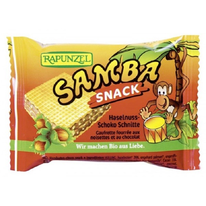 Samba Snack napolitana bio 25g Rapunzel