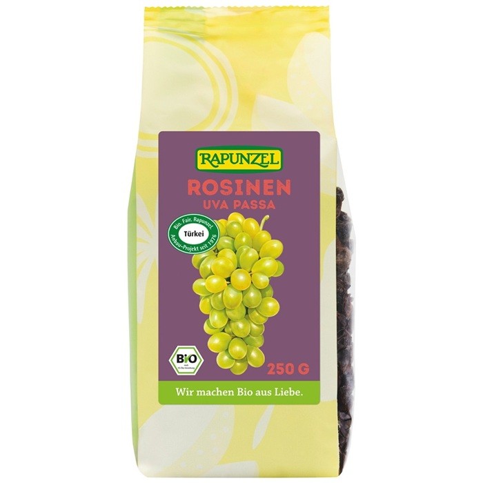Stafide Rosinen bio, fara sulfiti 250g Rapunzel