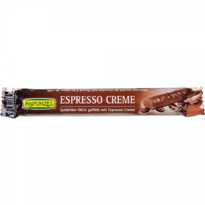 Stick de ciocolata cu crema Espresso bio 22g Rapunzel