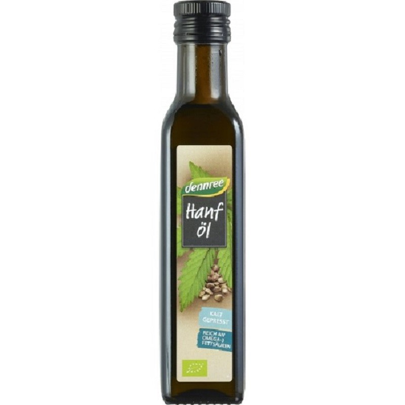 Ulei de canepa virgin bio 250ml Dennree