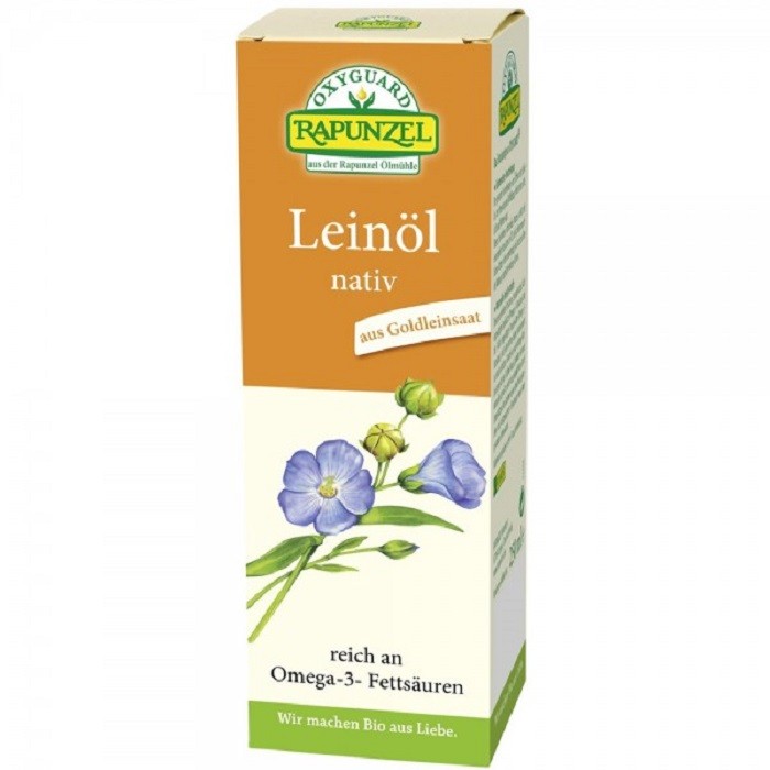 Ulei de in Nativ Virgin bio (sursa Omega 3) 250ml Rapunzel