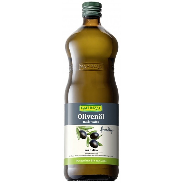 Ulei de masline extravirgin bio din Italia, presat la rece 1 litru Rapunzel