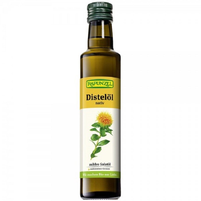 Ulei de sofranel virgin bio raw, presat la rece 250ml Rapunzel