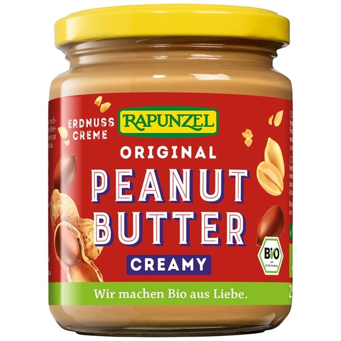 Unt de arahide cremos bio 250g Rapunzel
