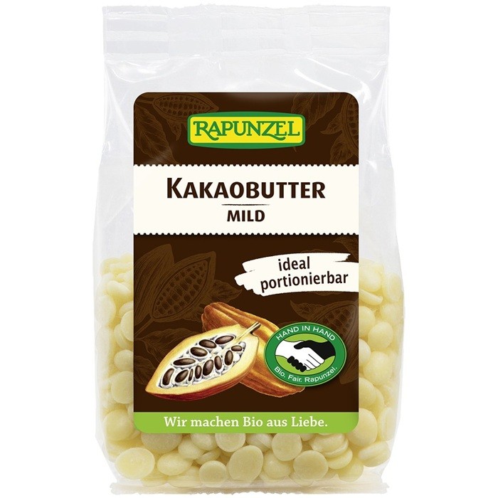 Unt de cacao bio dezodorizat (banuti) 100g Rapunzel