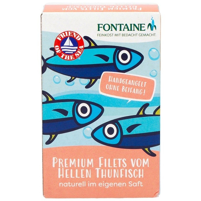 File de ton alb natur 120g Fontaine