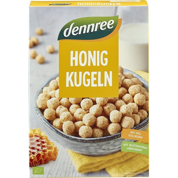 Cereale bilute cu miere bio 250g Dennree
