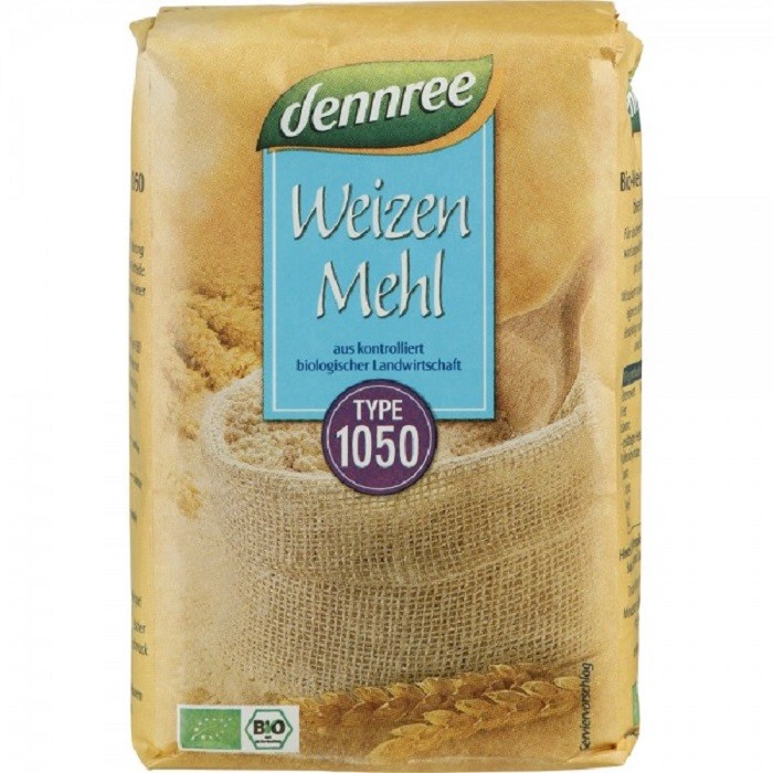 Faina neagra de grau tip 1050 bio 1 Kg Dennree