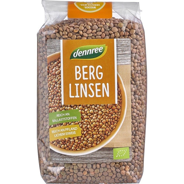 Linte maro bio 500g Dennree