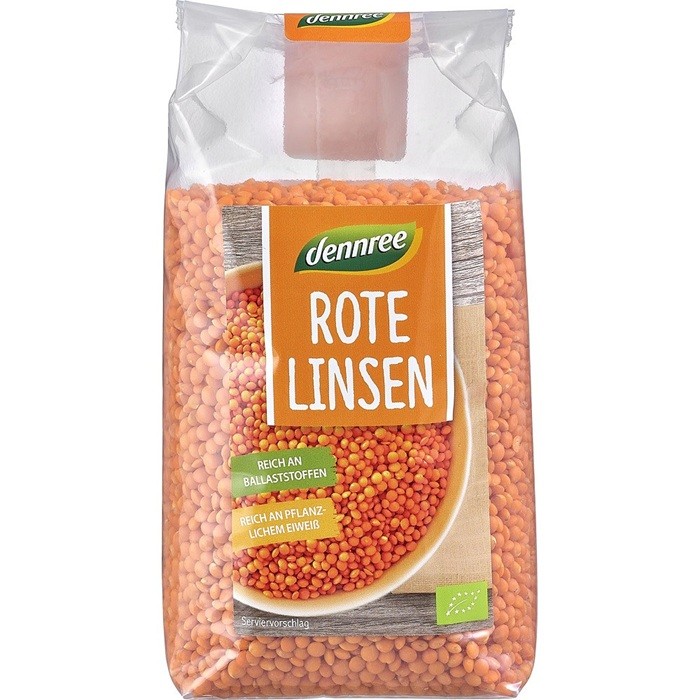 Linte rosie bio 500g Dennree