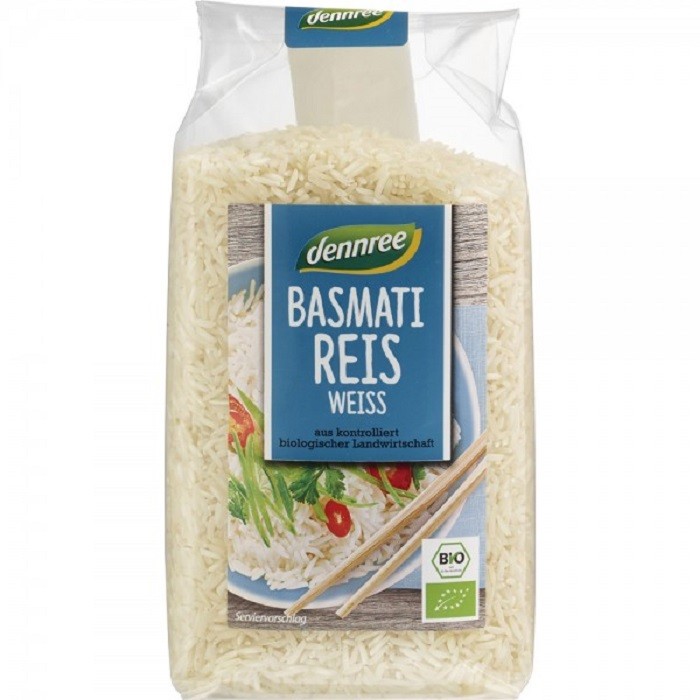 Orez basmati alb bio 500g Dennree