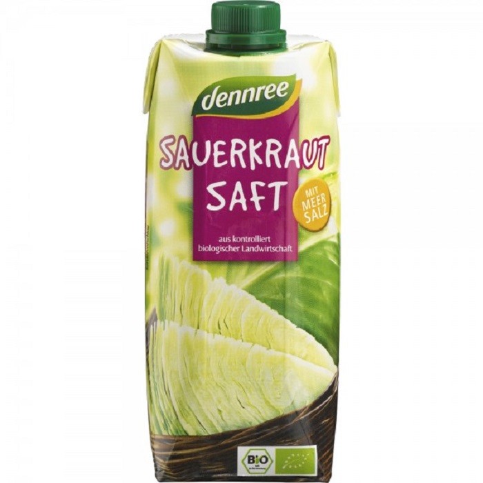 Suc de varza murata bio 500ml Dennree