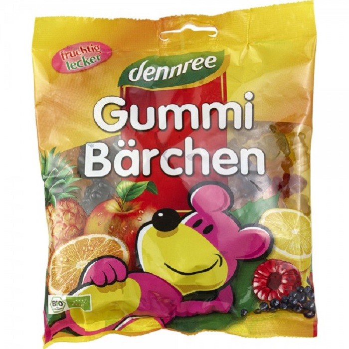 Ursuleti jeleuri din suc de fructe bio 400g Dennree