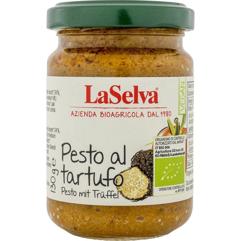 Pesto cu trufe bio, vegan 130g LaSelva