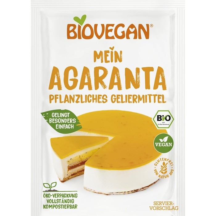 Gelatina vegetala Agaranta bio, fara gluten 18g Biovegan