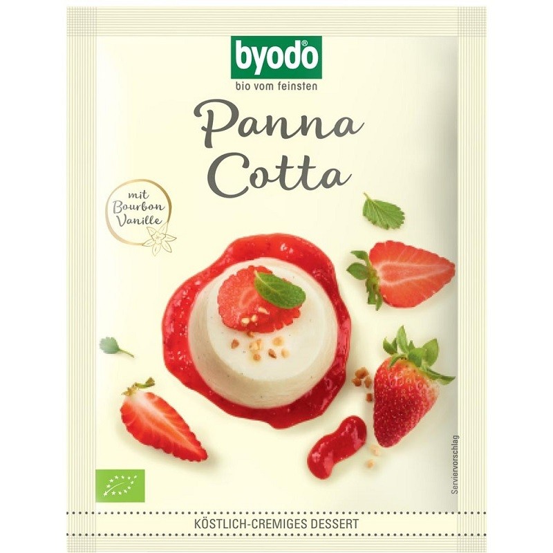 Pudra Panna Cotta classica bio, fara gluten 36g Byodo