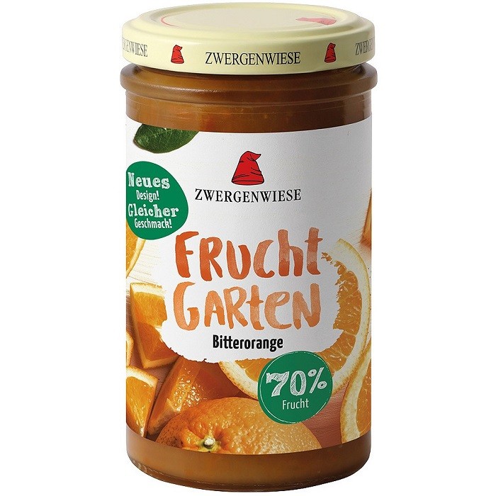 Gem de portocala amara bio, fara gluten 225g Zwergenwiese