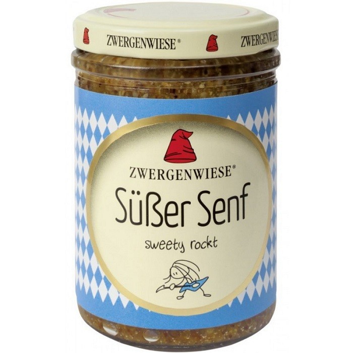 Mustar dulce bavarez bio, fara gluten 160ml Zwergenwiese