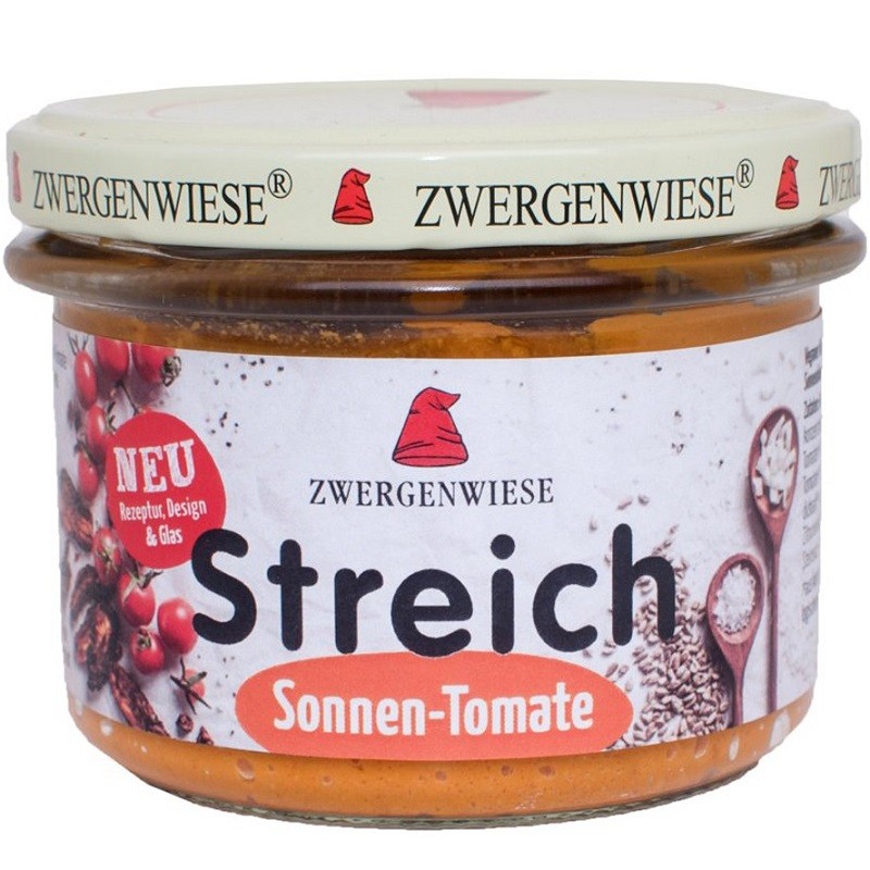 Pate vegetal cu rosii uscate bio, fara gluten 180g Zwergenwiese