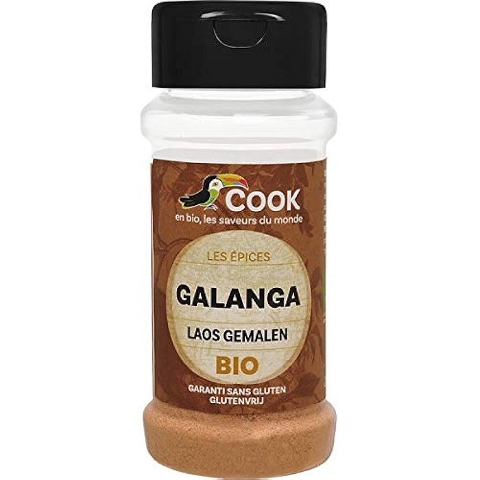Galangal pudra bio, fara gluten 25g Cook
