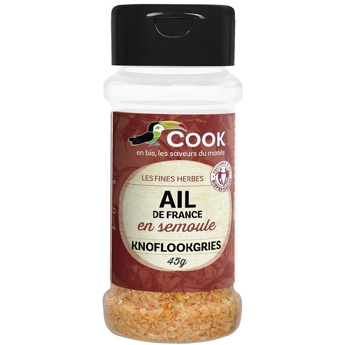 Usturoi bucati bio, fara gluten 45g Cook