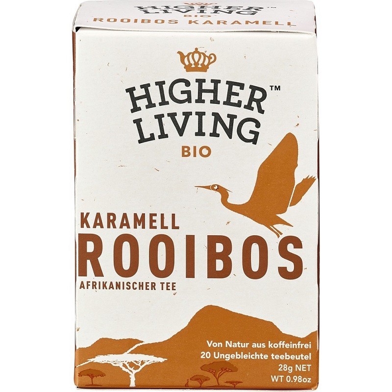 Ceai Rooibos caramel bio 20 plicuri Higher Living