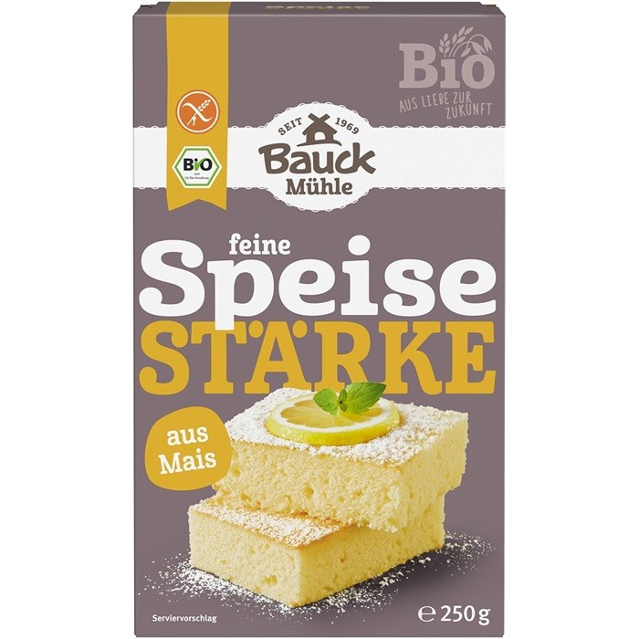 Amidon de porumb bio, fara gluten 250g Bauckhof