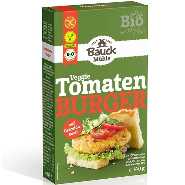 Mix pentru burger cu tomate si busuioc bio 140g Bauckhof