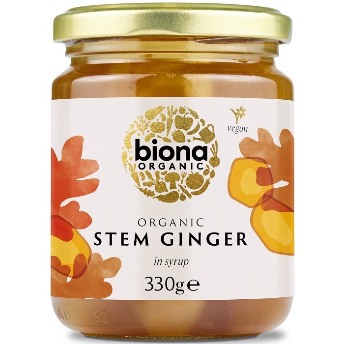 Muguri de ghimbir in sirop bio 330g Biona